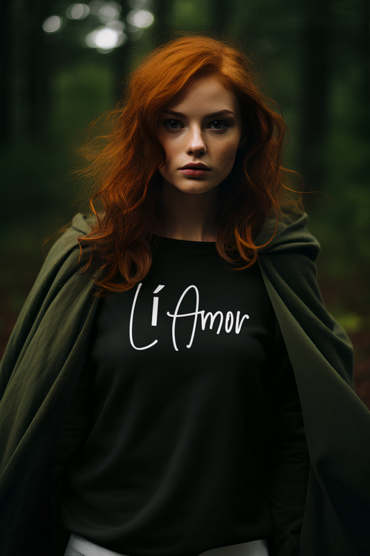 Li Amor Black and White Crewneck Sweatshirt