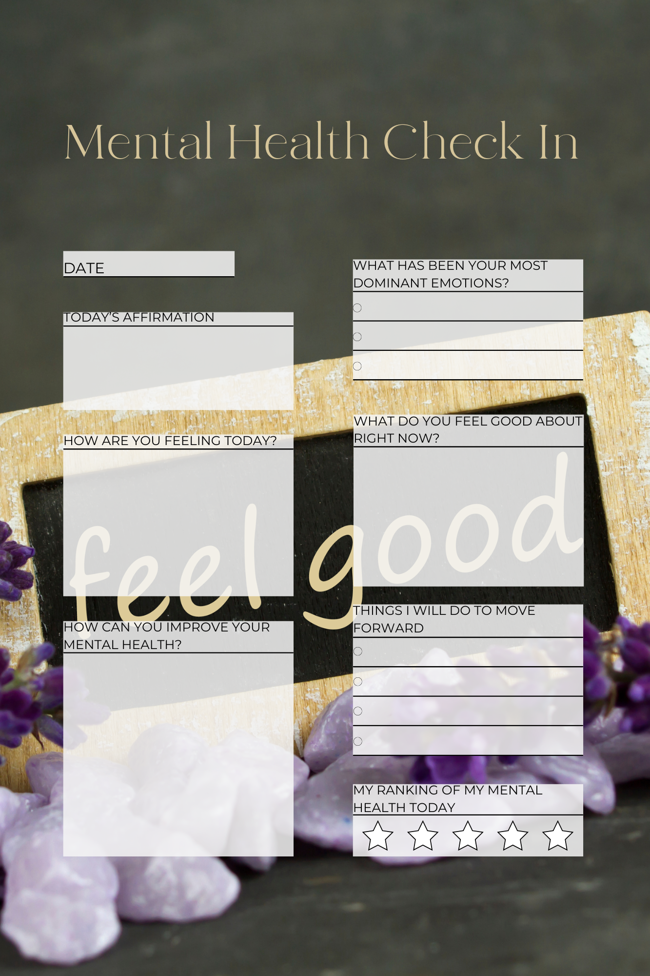 Journal: Gettin' Out My Feelings - Li Amor 